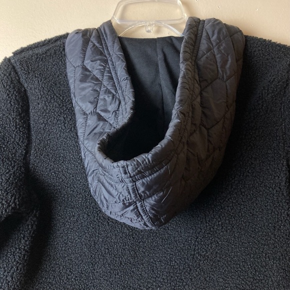 NWT Joy Lab Full Zip Sherpa Jacket with Hood Black - Picture 6 of 10